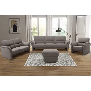 DOMO collection »Pina elegant und zeitloser Clubsessel, bequemer Cocktailsessel« Hoher Sitzkomfort, Luxus-Microfaser weich, grau