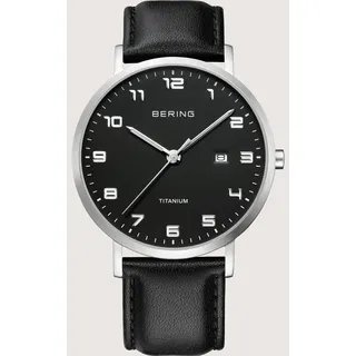 BERING Titanium Collection 18640-402 Leder 40 mm