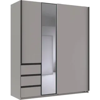 WIMEX Schwebetürenschrank Stade 168 x 198 x 63 cm Grau