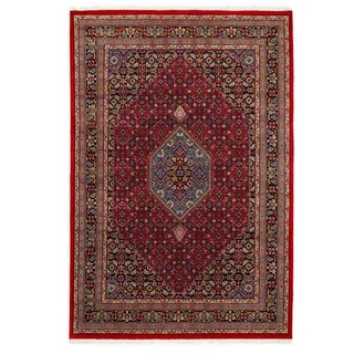 OCI DIE TEPPICHMARKE Orientteppich »Himla Bidjar« rechteckig 20 mm Höhe reine Wolle, handgeknüpft, mit Fransen, Wohnzimmer OCI DIE TEPPICHMARKE rot/blau B : cm 1 Stk.