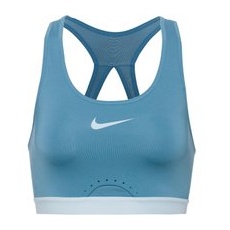 Nike DRI-FIT SWOOSH BH Damen, blau, XS / A-C