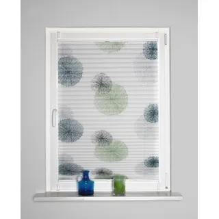 Home fashion Plissee Rawlins 40 x 130 cm Blau/Grün
