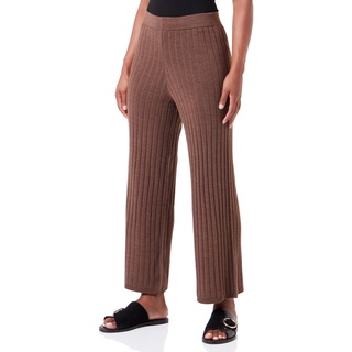 ONLY Damen Onltessa Pant Os Knt, Chestnut/Detail:w. Melange, M