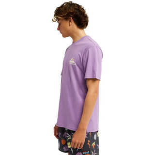 T-Shirt QUIKSILVER "One Piece Merry", Herren, Gr. L, lila (orchid misty), Obermaterial: 100% Baumwolle., Shirts T-Shirt