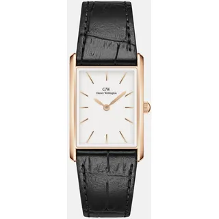 Daniel Wellington Uhr Daniel Wellington Bound Schwarz Krokodil Rose Gold 24 Herren/Frauen Quarz, Japanisch DW-DW00100698 Uhr - Schwarz, Weiß