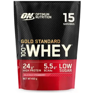 Optimum Nutrition Whey Protein Erdbeere Pulver 450 g