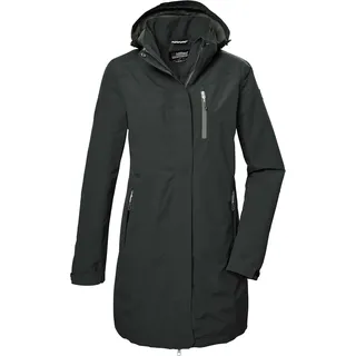 KILLTEC Damen Funktionsparka/Parka mit abzippbarer Kapuze KOS 30 WMN PRK, dunkelgrün, 48, 42918-000
