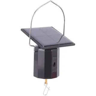 Solar-Windspielmotor, drehbar, Solarbetrieb für Windspiele | für Windglocken, für Windskulpturen, Gartendekoration, Umweltfreundlicher Antrieb, Drehbarer Antrieb