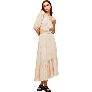 Pepe Jeans Pua Kurzarmkleid Beige XL Frau Beige XL - Beige