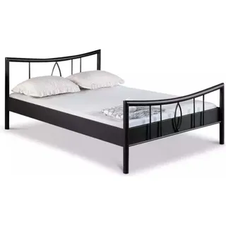 Metallbett Luisa – 140 x 200 cm / schwarz - Schwarz
