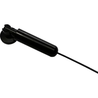 GARDINIA Seilspanngarnitur 1-läufig Ø 0 mm 500 cm Schwarz