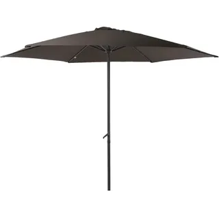 Gardenson Sonnenschirm , Anthrazit, Schwarz , Metall, Kunststoff , 300x300 cm , regenabweisend, wetterfest , Sonnenschutz, Sonnenschirme
