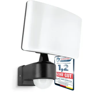 SSC-LUXon NORSU Außenstrahler Wand mit Bewegungsmelder Außen 29W LED Flutlicht - Außenwandleuchte Strahler IP65 wetterfest 4000K 230V
