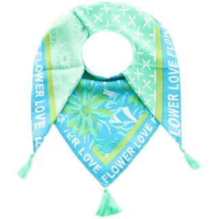 Zwillingsherz »"Flower Love"« mit Tasseln und farbenfrohem Vierecksmuster,