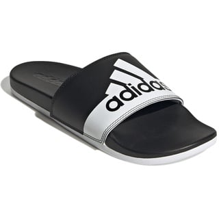 Adidas Adilette Comfort Schlappen, Core Black/Ftwr White/Ftwr White, 43