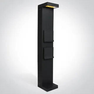 LED Pollerleuchte Velaro Power mit Steckdose -  IP65