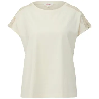 s.Oliver Damen 2146396 T-Shirt, beige 8105, 34