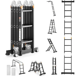 Vevor Multifunktionsleiter 3,55 m