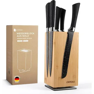 Exitoso Messerblock unbestückt Bambus