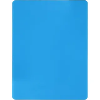 Silikonmatte zum Basteln, Backen, Küchenarbeitsplatte, Kunstharzformen, hitzebeständiges Blatt-Tischset, Blau, M, 200 x 150 mm - Blau