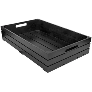 Buffet Gn 1/1 53 x 32,5 x 10 cm, Schwarz Bambus