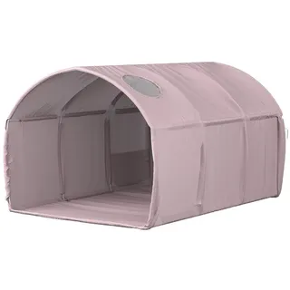 VitaliSpa Tunnelzelt Kubby Rosa 100 x 80 cm mit Fenster , Pink , Textil , Rund , 100x140 cm , Spielzeug, Kinderzelte