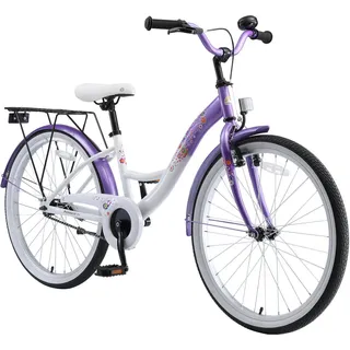 Bikestar Kinderlaufrad Classic 24 Zoll Wert Lila & Weiß - Lila