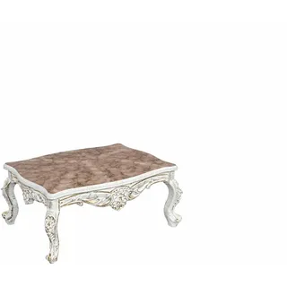 Couchtisch Tisch Couchtische Möbel Barock Rokoko Tische Einrichtung - Beige