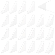BENECREAT 60 Stück 6 Größen Dreieckschutz Durchscheinend Weiß Kunststoff Eckenschutz Abdeckungen Proofing Kantenschutz Für Bilderrahmen Spiegel Keramikglas Transparenter Schutz