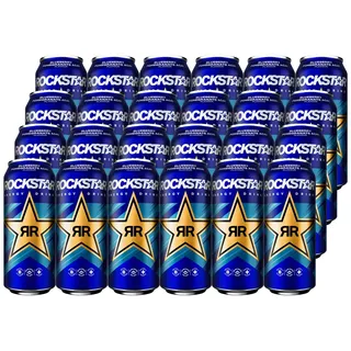Rockstar Energy Drink Blueberry Pomergranate Acai Flavour 500ml 24er Pack