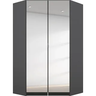 Rauch Eckkleiderschrank HOMBURG 117 x 197 x 104 cm Grau