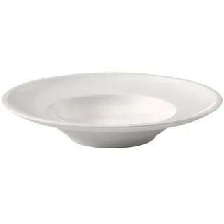 Villeroy & Boch Villeroy und Boch Artesano Original Suppenteller, 25 cm, Premium Porzellan, Weiß