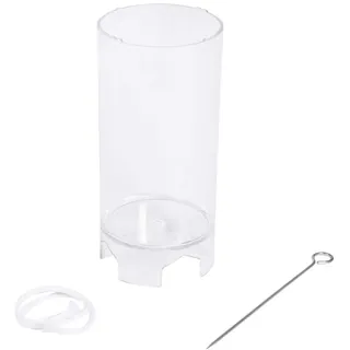 Rayher 3117100 Kerzengießform, zylindrisch,flach, 5cm ø, 10cm, SB-Btl 1Stück