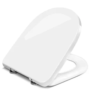 Woltu WC Sitz mit Absenkautomatik Weiß