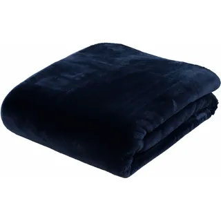 Gözze Premium Cashmere Feeling Kuscheldecke 130 x 170 cm Blau