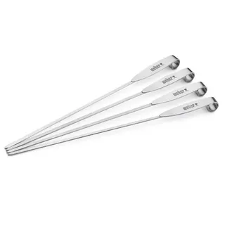 Weber Grillspieß Edelstahl silber