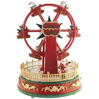 Wellhome Weihnachtsmann-riesenrad Mit Bewegung - Multicolor - One Size
