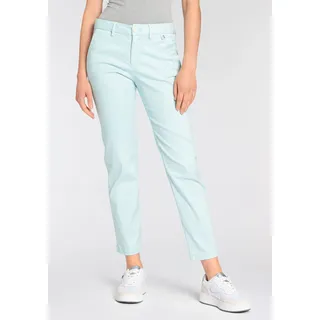 Herrlicher Stretch-Hose »Lovley Straight Satin Powerstrech«, blau