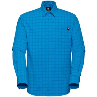 Mammut Lenni Longsleeve Hemd für Herren, Atmungsaktiv, Langarm | Glacier Blue-Marine, 3XL