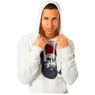 super.natural Fav Sailor Hoodie fresh white/turbulence blue/high risk red (48F) XL