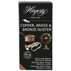 Hagerty Copper, Brass & Bronze Duster I Poliertuch für Kupfer Bronze & Messing, Antioxidationsschutz, 36x55 cm, 42 g
