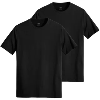 Levi's Slim 2Pk Crewneck schwarz XL