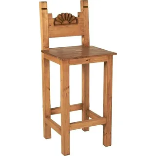 MiaMöbel Mexico Möbel 50x105x45 cm Landhausstil Massivholz Pinie Honig