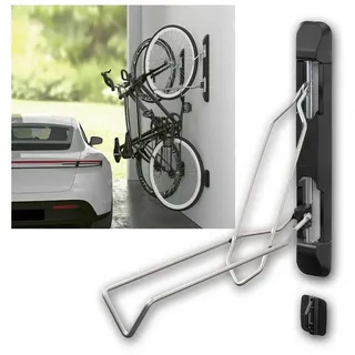 My Wall HR11L Fahrrad-Wandhalterung Platzsparend Schwarz