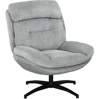 Homcom Sessel Grau, Kunststoff, 91x98x79 cm, Wohnzimmer, Sessel, Relaxsessel