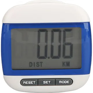 Walking -Schrittzähler großer LCD -Display Schritt Kalorienentfernung mit Clip für Senioren Erwachsene Übung Blau