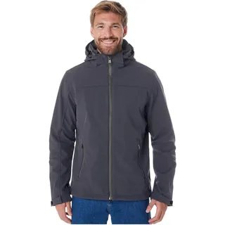 KILLTEC Herren Softshelljacke", mit abzippbarer Kapuze Herren, Softshelljacke, wasserabweisend, Winddicht 00203-anthrazit XXL,