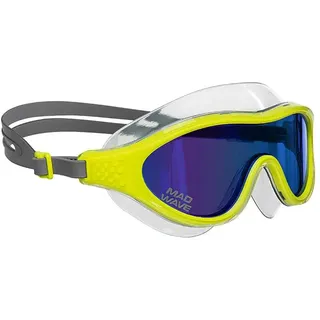 Mad Wave Shade Rainbow Mirror Schwimmmaske - Lime - One Size