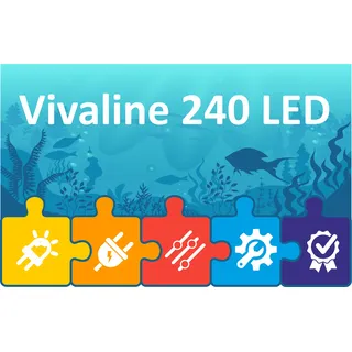 PRO2 LED Beleuchtung für EHEIM Vivaline 240LED Aquarium | Komplett-Set
