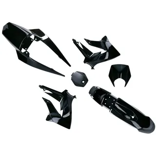 Verkleidungskit schwarz Derbi Senda 2011- Gilera RCR SMT 2011- Lacksatz